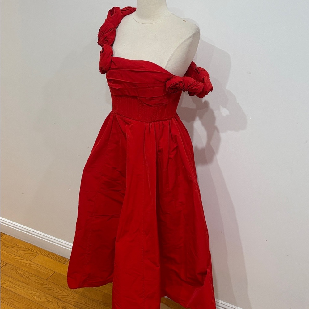 Rachel Gilbert Henley Strap Dress, Size: US 6 - Picture 8 of 11
